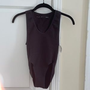 free people out from under, small, black, bodysuit